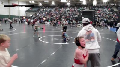 64 lbs Quarterfinal - Sam Leach, Sherman Challengers vs Colton Kerr, Bryan Youth Wrestling Club