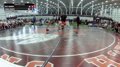 100 lbs Eily Asher, Oregon vs Anna White, North Dakota Gold