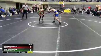 132 lbs Semis & 1st Wrestleback (8 Team) - Andrew Larson, Wayzata vs Ben Timmerman, Rochester Mayo