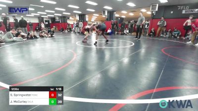 120 lbs Rr Rnd 1 - Samuel Springwater, Ponca City vs Jackson McCurley, Oklahoma Elite 15u Orange