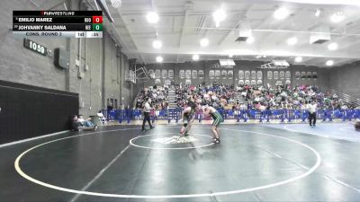 175 lbs Cons. Round 2 - Emilio Marez, Roosevelt vs Johvanny Saldana, Reedley