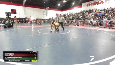 165 lbs Quarterfinal - Peter Xu, Diamond Bar vs Kameron Phillips, Temecula Valley