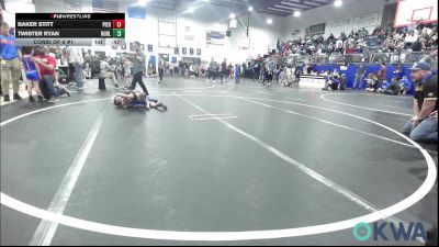 46 lbs Consi Of 8 #1 - Baker Stitt, Piedmont vs Twister Ryan, Noble Takedown Club