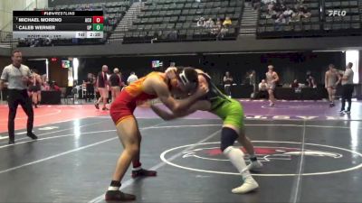 197 lbs Cons. Round 2 - Michael Moreno, Arizona Christian University vs Caleb Werner, Providence (Mont.)