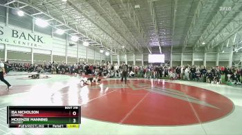 130 lbs Champ. Round 2 - Isa Nicholson, Herriman vs McKenzie Manning, Hillcrest