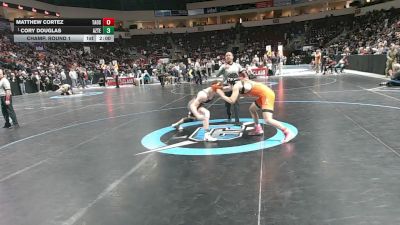 4A 165 lbs Champ. Round 1 - Cory Douglas, Aztec vs Matthew Cortez, Taos