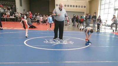 53 lbs Rr Rnd 3 - Levi Aten, SAVAGE Wrestling Academy - ESC vs Jake Winkel, F.L.O.W. - ESC