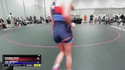 140 lbs Round 1 (6 Team) - Tykala Pruitt, South Carolina vs Neelie Parker, Texas Red