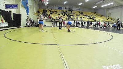 235 lbs Consi Of 4 - Hannah Cotton, Rogers High School Girls vs Emily McDaniel, Little Axe Womens Wrestling