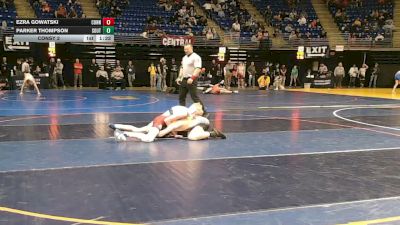130 lbs Consy 2 - Ezra Gowatski, Connellsville vs Parker Thompson, Southmoreland