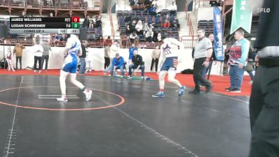 125_B lbs Consi Of 4 - James Williams, Pittston Area vs Logan Schreiner, Flb