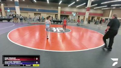 82 lbs Round 3 - Zak Pingue, Best Trained Wrestling vs Daxton Merritt, Warrior Trained Wrestling