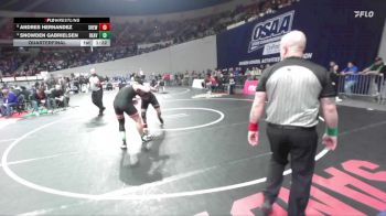 6A Boys 190 lbs Quarterfinal - Andres Hernandez, Sherwood Boys vs Snowden Gabrielsen, Beaverton Boys