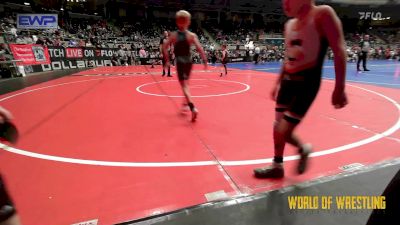 55 lbs Round Of 16 - Oakley Fredrickson, Sanderson Wrestling Academy vs Owen Tannery, Roundtree Wrestling Academy