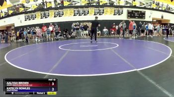 94 lbs Round 2 - Aaliyah Brown, Howe Wrestling School LLC vs Katelyn Rowles, Unattached