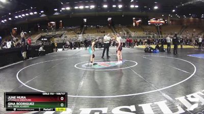 108/117 Round 1 - Gina Rodriguez, Bell Creek Academy vs June Mura, ATT/Mocco Wrestling