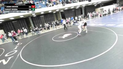 138 lbs Cons. Round 1 - James Brown, Unattached vs Oakley Rivera, Unattached