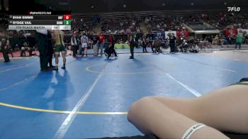 132 lbs 7th Place Match - Rydge Vail, Bonneville vs Evan Simms, American Falls