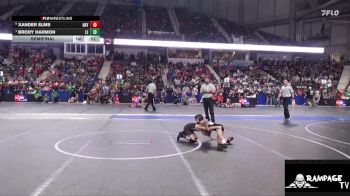 58 lbs Semifinal - Brody Harmon, Lawrence Elite vs Xander Elms, Haysville