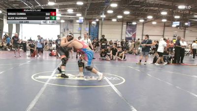 285 lbs Rr Rnd 1 - Brian Cumba, Ragin Raisins Catawba HS vs Alex Bajoras, Superior Elite
