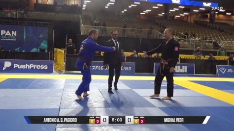 Michal Vebr vs Antonio A. C. Pagioro 2025 Pan Jiu Jitsu IBJJF Championship