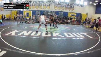 165 lbs Quarters & Wb (16 Team) - Yusuf Sikander, Naperville Central vs Cael Mitton, Wellington