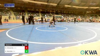 52 lbs Consi Of 4 - Owen Edwards, Runestone vs Ky Kemble, Ponca City Wildcat Wrestling