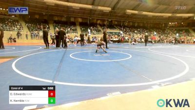 52 lbs Consi Of 4 - Owen Edwards, Runestone vs Ky Kemble, Ponca City Wildcat Wrestling