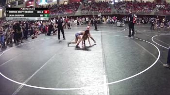 82 lbs Quarterfinal - Sutton Matthiessen, Hawks Wrestling Club (Lincoln) - Girls vs Lana Sueper, Madison