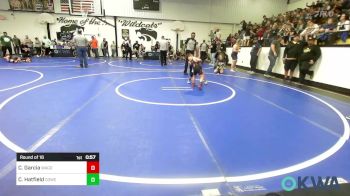 49 lbs Round Of 16 - Chano Garcia, Wagoner Takedown Club vs Colt Hatfield, Coweta Tiger Wrestling
