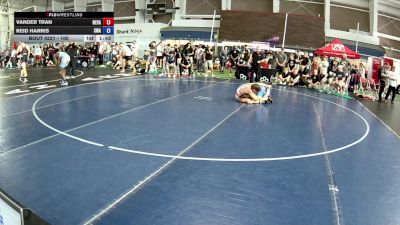 100 lbs Cons. Round 4 - Vander Tran, Nevada vs Reid Harris, Sanderson Wrestling Academy