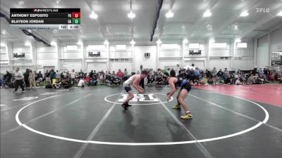O-135 lbs Quarterfinal - Anthony Esposito, PA vs Blayson Jordan, GA