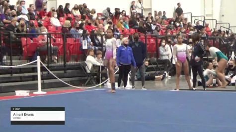 Amari Evans - Floor, WOGA - 2021 Region 3 Women's Championships