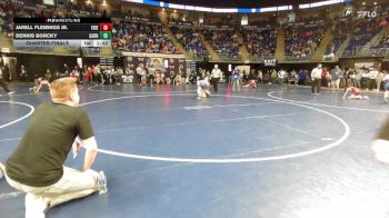 85 lbs Quarterfinal - Jarell Flemings Jr., Erie vs Dennis Borcky, Garnet Valley