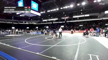 Girls 105 lbs Cons. Round 2 - Adelynn Dobry, Camas (Girls) vs Savvy Grimm, East Jefferson (Girls)