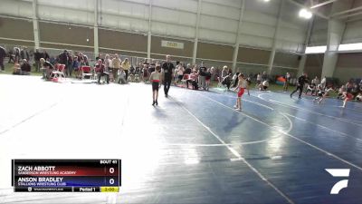 59 lbs Quarterfinal - Zach Abbott, Sanderson Wrestling Academy vs Anson Bradley, Stallions Wrestling Club