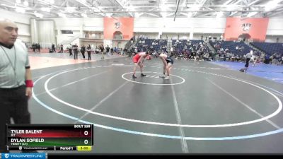 174 lbs Cons. Round 4 - Dylan Sofield, Trinity (CT) vs Tyler Balent, RIT
