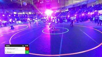 102 lbs Round Of 32 - Kaiden Starkovich, Black Fox Wrestling Academy vs Kashton Brown, Beatrice WC