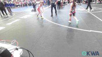 52-55 lbs Semifinal - Alyna Johnson, Skiatook Youth Wrestling vs Cole Stewart, Catoosa Youth Wrestling