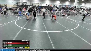 152 lbs Cons. Round 3 - Beau Berry, OK vs Jaiye Bello, TX