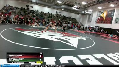 157 lbs Cons. Round 5 - Brady Swigert, Rocky Mountain vs Tyson Vasquez, Battle Mountain