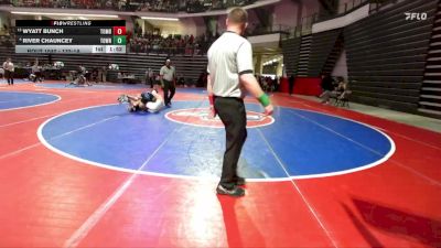132-1A Champ. Round 1 - Wyatt Bunch, Toombs County vs River Chauncey, Towns County
