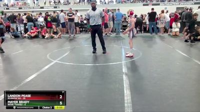 68 lbs Round 4 (6 Team) - Mayer Brady, Beebe Trained vs Landon Pease, Glasgow WA