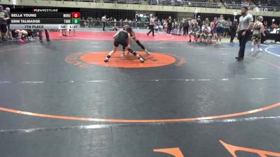118 lbs 7th Place - Bella Young, Muncy vs Erin Talmadge, Tower City