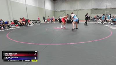 285 lbs Round 3 (8 Team) - Basheer Hadi, Virginia Blue vs Kaden Darwin, Florida