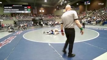 1A 157 lbs Semifinal - Gage Bird, Altamont vs Brayden Frandsen, Panguitch