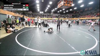 49 lbs Consi Of 4 - Pryce Patton, Madill Takedown vs Briggs Cole, Weatherford Youth Wrestling