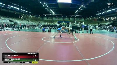 135 lbs Cons. Round 2 - Bailey Beechler, Charlotte Hs vs Sydney Jones, Jensen Beach