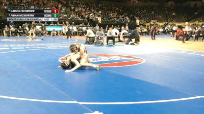 126 Class 4 lbs Semifinal - Aidan McMurtry, Hickman vs Kaison Schreier, Fort Osage