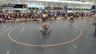 132 lbs Champ. Round 2 - Matthew Bath, Lake Gibson Braves vs Payten Staugler, Unattached